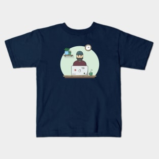 Hipster programmer - 3 Kids T-Shirt